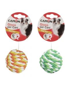 Loder edukative per qen ne forme topi, Camon, Twisted cotton ball, 8 cm