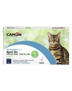 Solution with drops against parasites, Camon, 5 x 2 ml, for cats