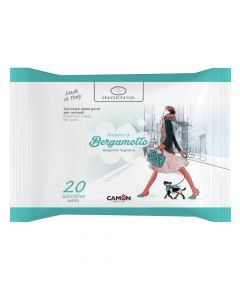 Wet wipes for dogs, Camon, Bergamotto, without alcohol, 20 pieces 17 x 20 cm