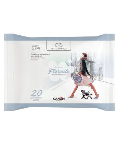 Wet wipes for dogs, Camon, Floreale, alcohol-free, 20 pieces 17 x 20 cm