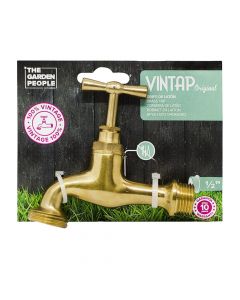 Brass water tap, Natrain, 1/2", 3/4" outlet