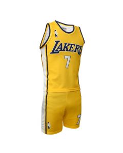 4U Sports, LA Lakers, James, Kids Basketball Uniform, Size 12, Suit 1