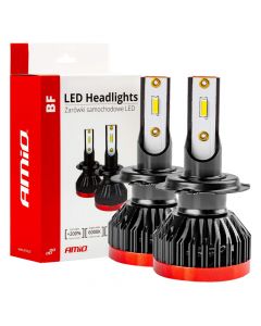 Llambe makine, Amio, LED, H7, +200%, 6-18 V, 30 W, 6000 K
