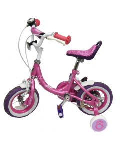 Biciklete per vajza, Kent, Pink Flower, 10", me nje marsh