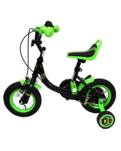 Children's bicycle, Green, 10", green color