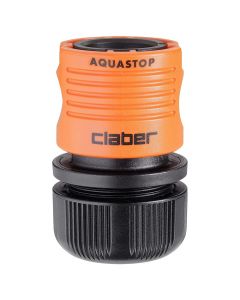 Claber, 1/2ª click coupling, Aquastop