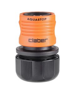 Click connector, Claber, 3/4ª, Aquastop