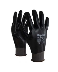 Work gloves, Kapriol, full plastic coating, 09