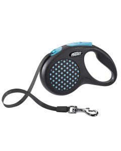 Dog lead, Flexi, Black Design, M, 5 m, 25 kg, blue color