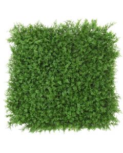 Gardh me gjethe artificiale, PVC, 50x50 cm, jeshile  e mbyllur