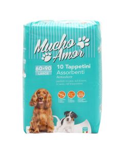 Pampers mat for dogs, Muchoamor, 60 x 90 cm, 10 pieces