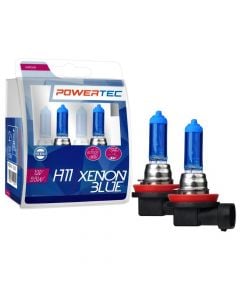 Llampa Powertec Xenon Blue H11 12V Duo Mt-Ptzxb11-S2