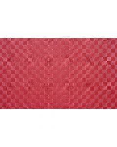 Rubber mat for aerobics and fitness, Amila, Diamond, 2.5 cm, red and black