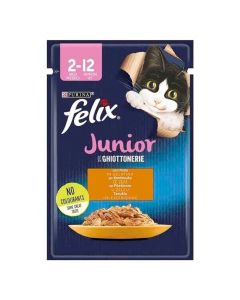 Snack per mace, Felix, Junior, me pule, 85 g