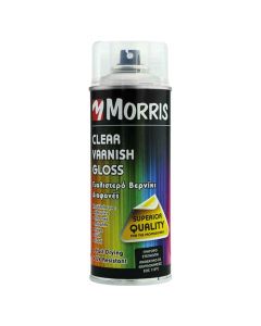 Spray Clear Varnish High Gloss, Morris 400Ml