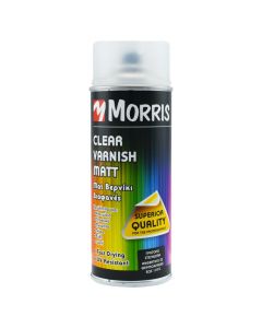 Spray Clear Varnish Matt, Morris 400Ml