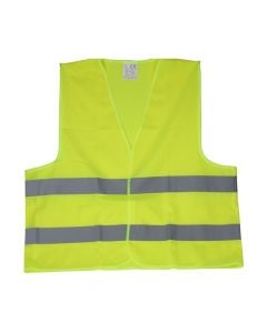 Safety vest, Shell, XL, yellow, polyester