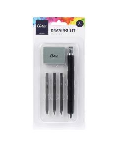 Set of graphite pencils for painting, Artist, 5pc