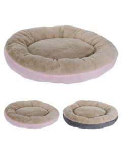 Krevat foleze per kafshe, Ø55cm, material poliester, ngjyra mikse