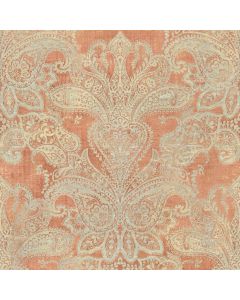 Wallpaper, As Creation, Metropolitan Stories, Arabian&Moroccan, 10.05 m x 0.53 m, orange, terracotta, beige, gray 391192