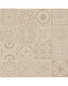 Wall paper, As Creation, Terra, Arabian&Moroccan, 10.05 m x 0.53 m, beige, cream, terracotta, 389213