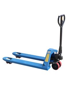 Pallet truck, 2 Ton, 540x1150, red polyurethane wheels, 180x50-80x70mm