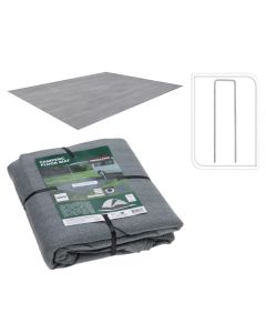 Camping mat, Redcliffs, 250x300 cm, dark grey