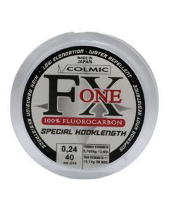 Colmic, FX One, 100% Fluorocarbon, Water repellent, 40 m x 0.24 mm