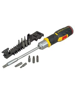 Set adaptor dhe 12 maja kaçavide, Stanley Fatmax, 5, 6.5, 8, PH1, PH2, PH3, PZ1, PZ2, PZ3, T10, T15, T20, Cr-V
