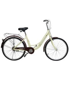 Biçikletë për të rritur, Caige, 24", ngjyra bezhë