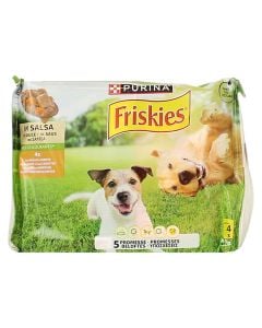 Dog Snack, Friskies, Dog Adult, 4x85 g, with chicken and carrot