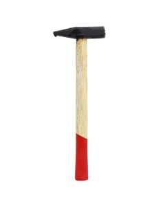 Steel hammer, 200 g, wooden handle