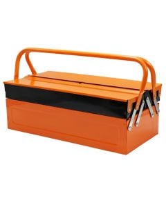 Metal tool case, 42x20x15 cm, 2 drawers, 6 mm thickness