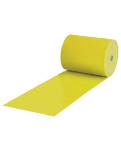 Resistance band for fitness exercises, Amila, Latex, Small Loop Band, Light, thickness 0.2 mm, width 14.5 cm, length 25 m, yellow