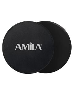 Fitness accessories, Amila, Gliding Pads, ABS material, black color