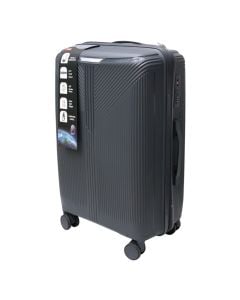 Valixhe udhëtimi, polipropilen, 24", ngjyrë gri e errët