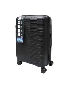 Valixhe udhëtimi, polipropilen, 20", ngjyrë e zezë