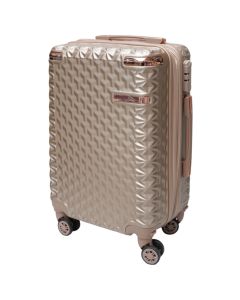 Valixhe udhëtimi, ABS, 20", ngjyrë gold