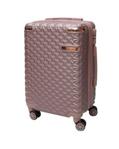 Valixhe udhëtimi, ABS, 20", ngjyrë rozë gold