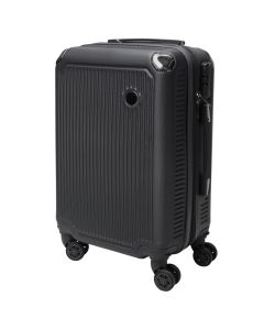 Valixhe udhëtimi, ABS, 20", ngjyrë e zezë