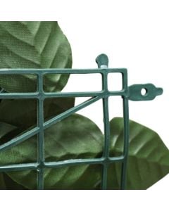 Artificial leaf fence, Giardino Verde, laurel Leave, 100x300 cm, 1500 gr, 1728 leaves, green color