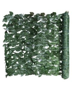 Artificial leaf fence, Giardino Verde, laurel Leave, 150x300 cm, 2300 gr, 2592 leaves, green color