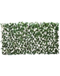 Artificial leaf fence, Giadino Verde, willow Laurel Fence, 100x200 cm, 2090 gr, 700 leaves, 56 trellis, green color