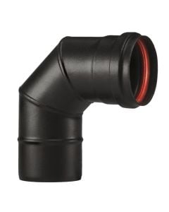 Elbow Pellet stove 90°, 8cm