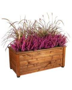 Wooden pots, TATRAN velký 70, 67x33xH31 cm, wood, chestnut color