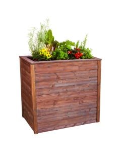 Wooden pots, TATRAN velký 70, 67x33xH31 cm, wood, chestnut color