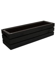 Wooden pots, Flower box BOX 60, 61x19xH17 cm, wood, anthracite color
