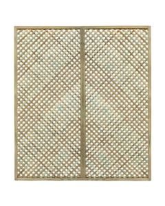Panel druri, Privacy Diamond, H183x150 cm