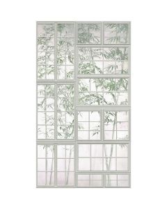 Leter muri, AS-Creation, The Wall 3, 1.59x2.8 m , Deco Floreal, Modern, Krem, Jeshile, Gri
