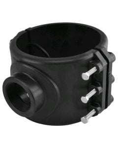 Clamp ssaddle with bolts 160x2" PN 10